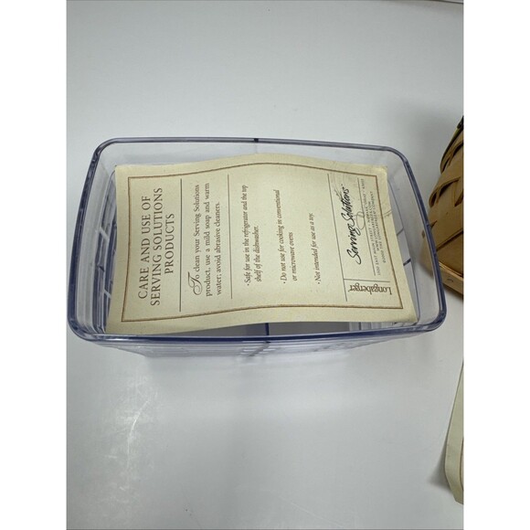 John Deere Tractor Longaberger Basket Liner Serving Solutions Protector Tea 2006 - Picture 14 of 16